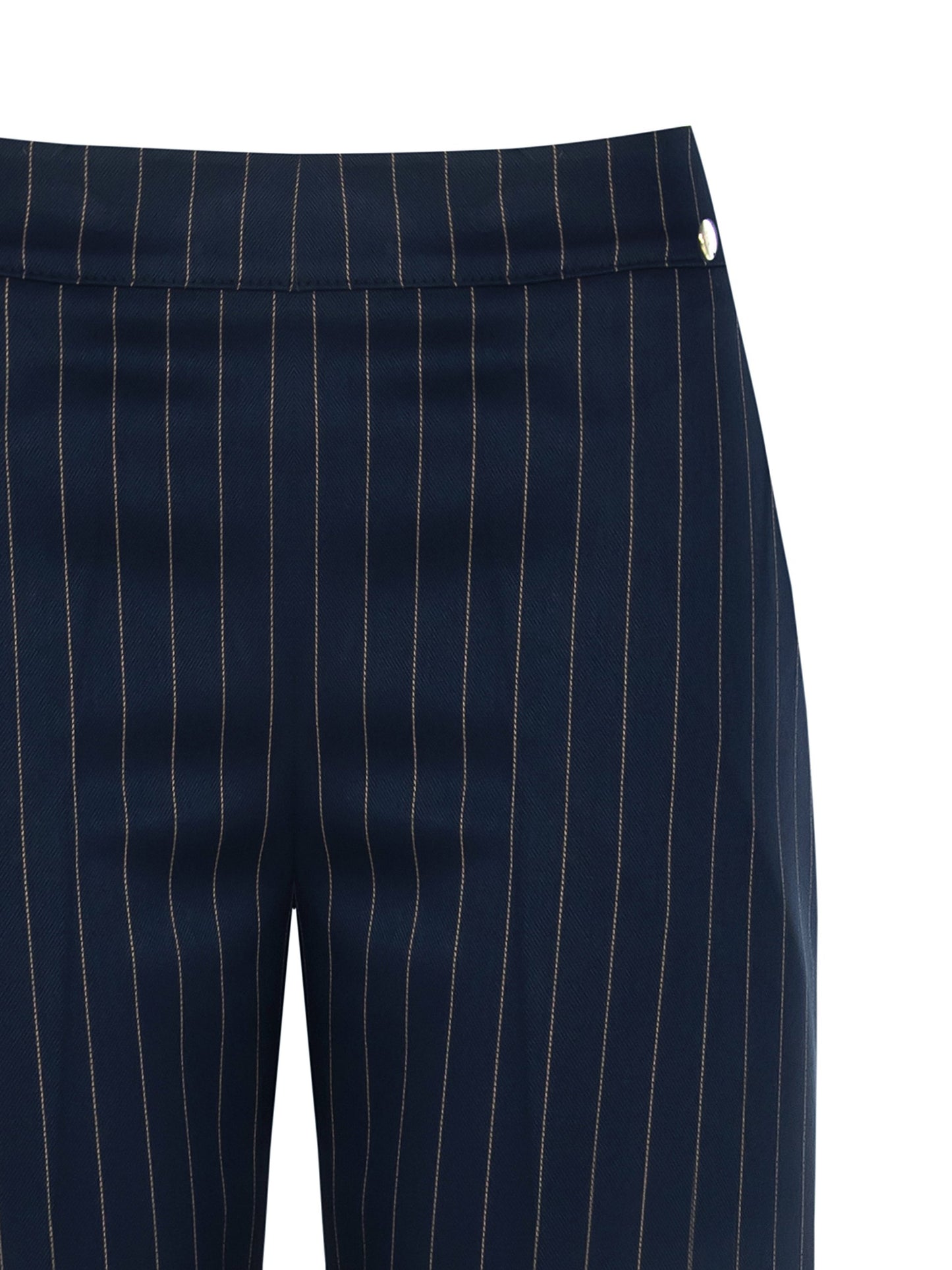 Pantaloni gessati a palazzo